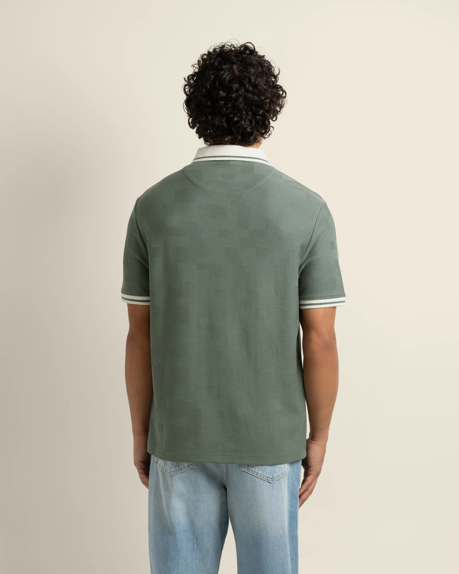 Anders - Geometric Jacquard Polo Shirt - Image 19