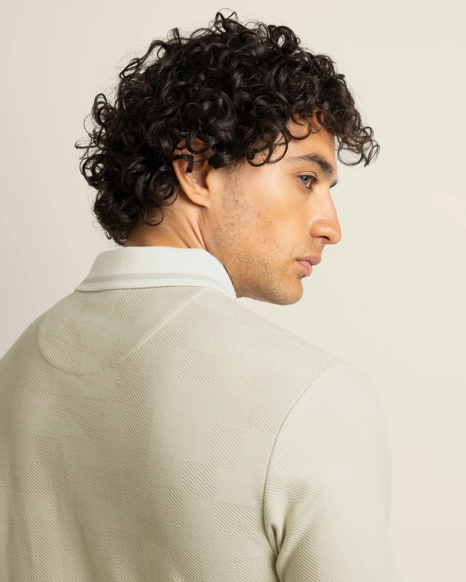 Anders - Geometric Jacquard Polo Shirt - Image 25
