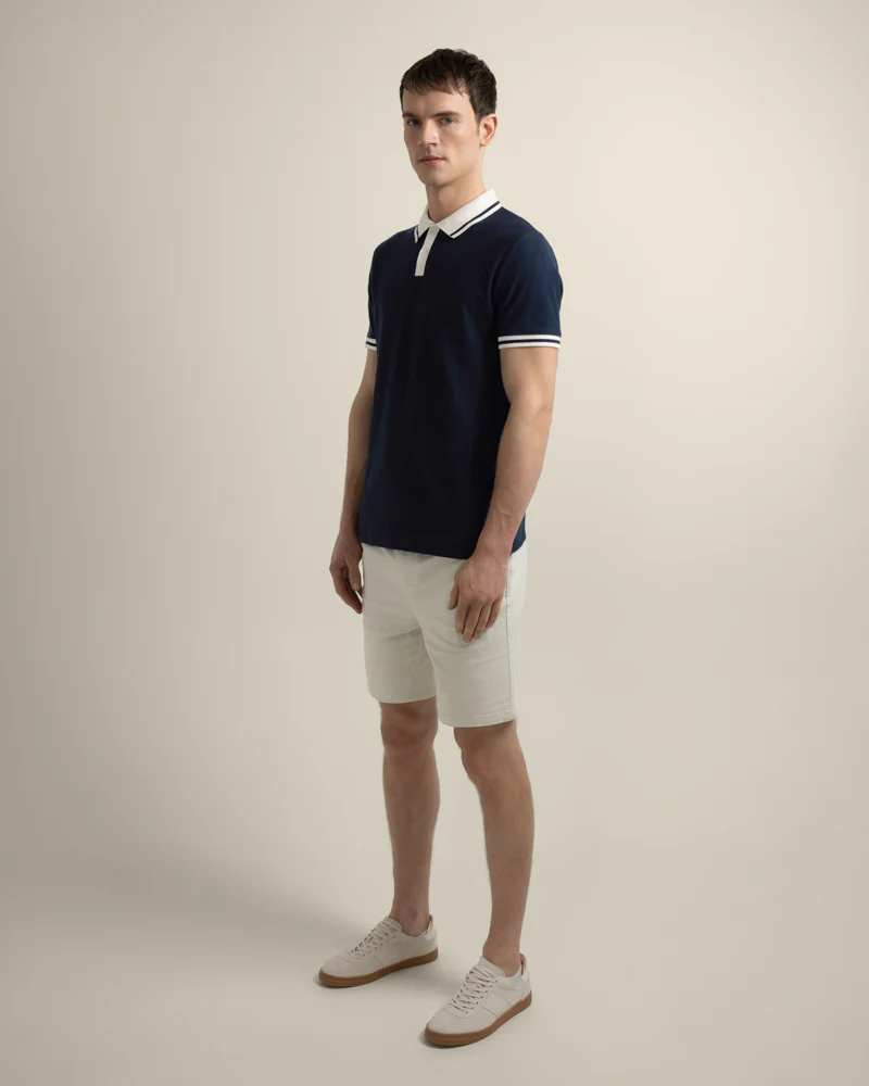 Anders - Geometric Jacquard Polo Shirt - Image 7