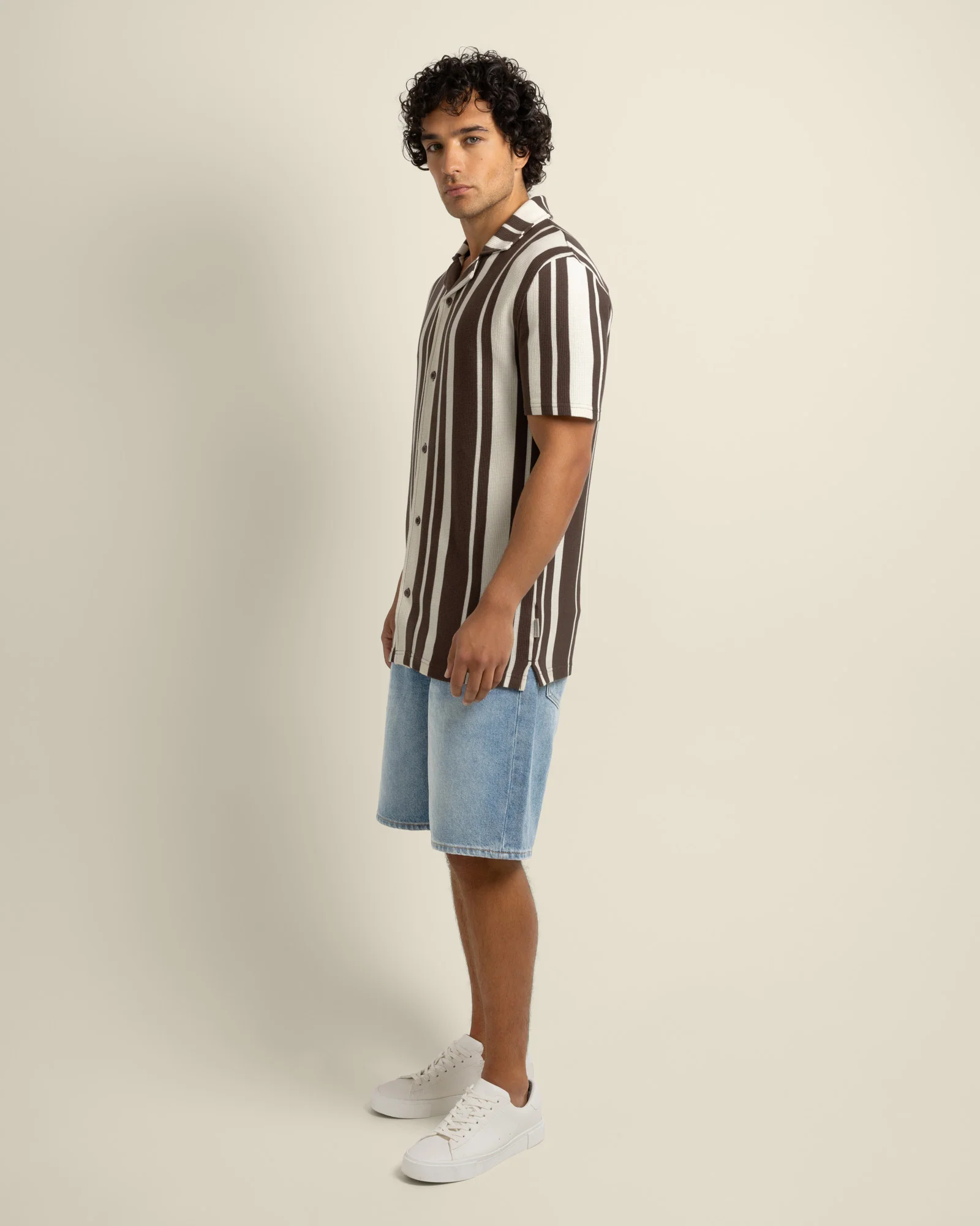 Anker - Waffle Stripe Short Sleeve Shirt - Image 10