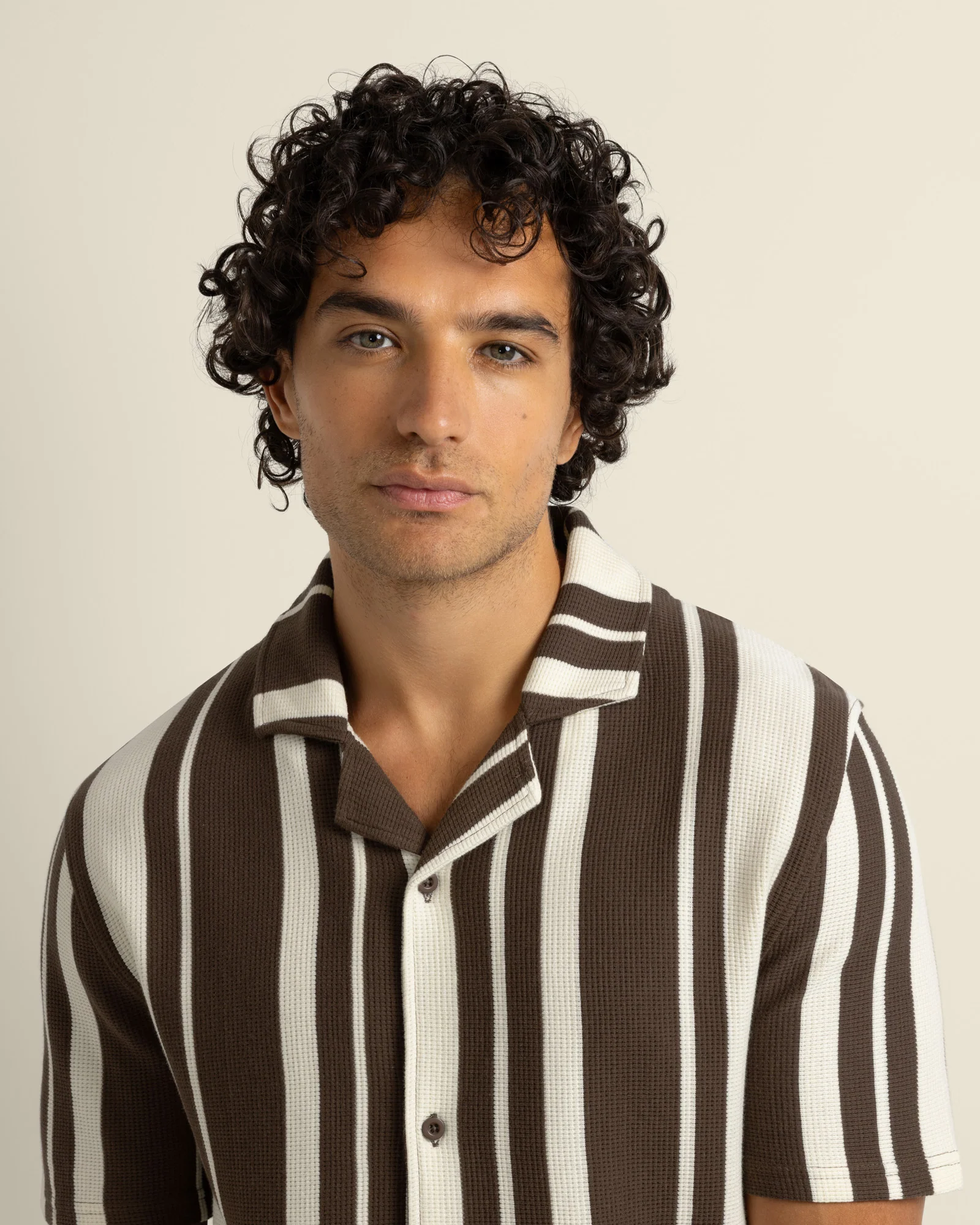 Anker - Waffle Stripe Short Sleeve Shirt - Image 12