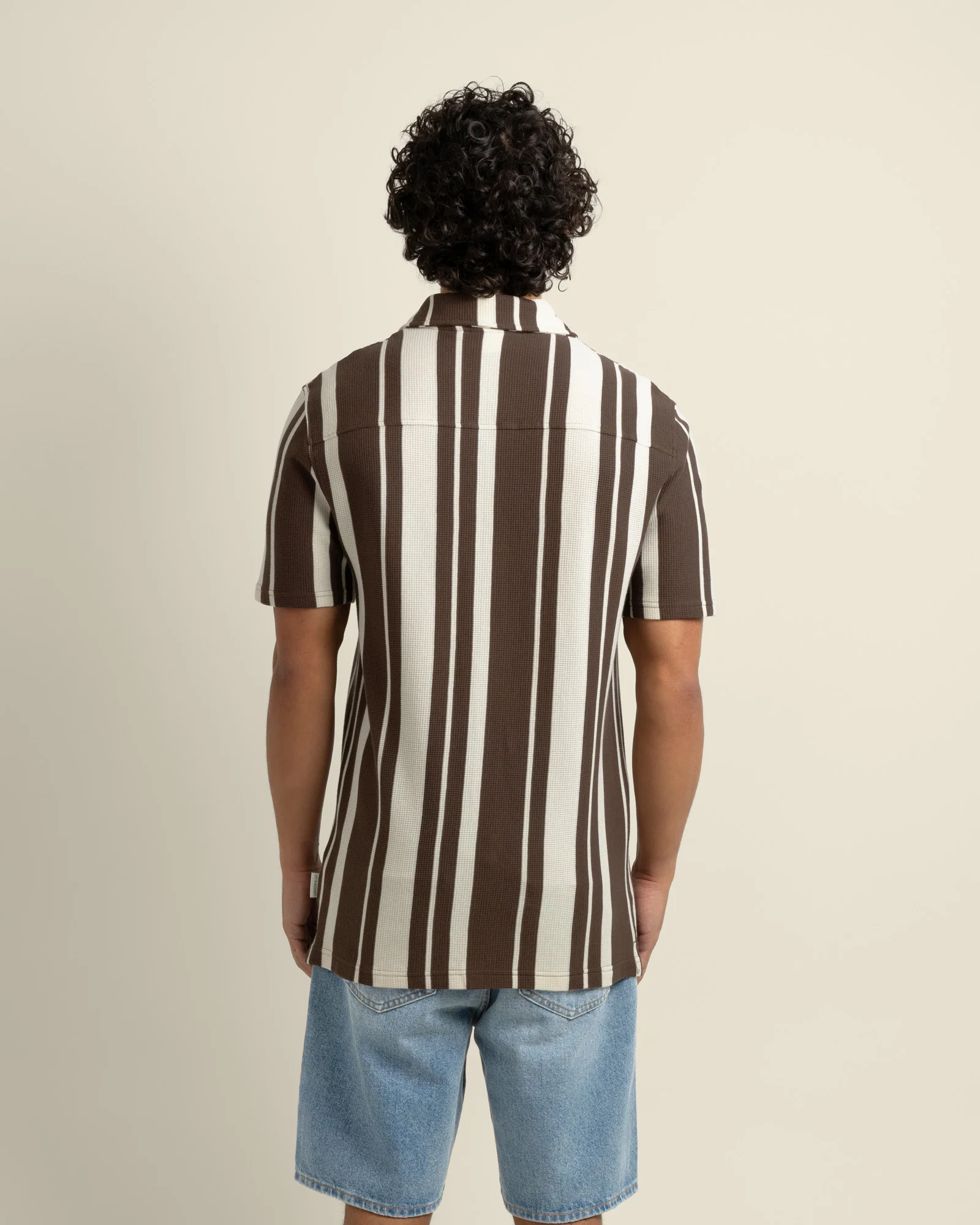 Anker - Waffle Stripe Short Sleeve Shirt - Image 9