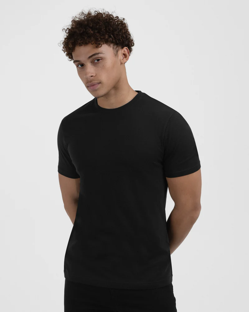 Black, Grey & White 3 Pack Short Sleeve T-Shirts - Image 8