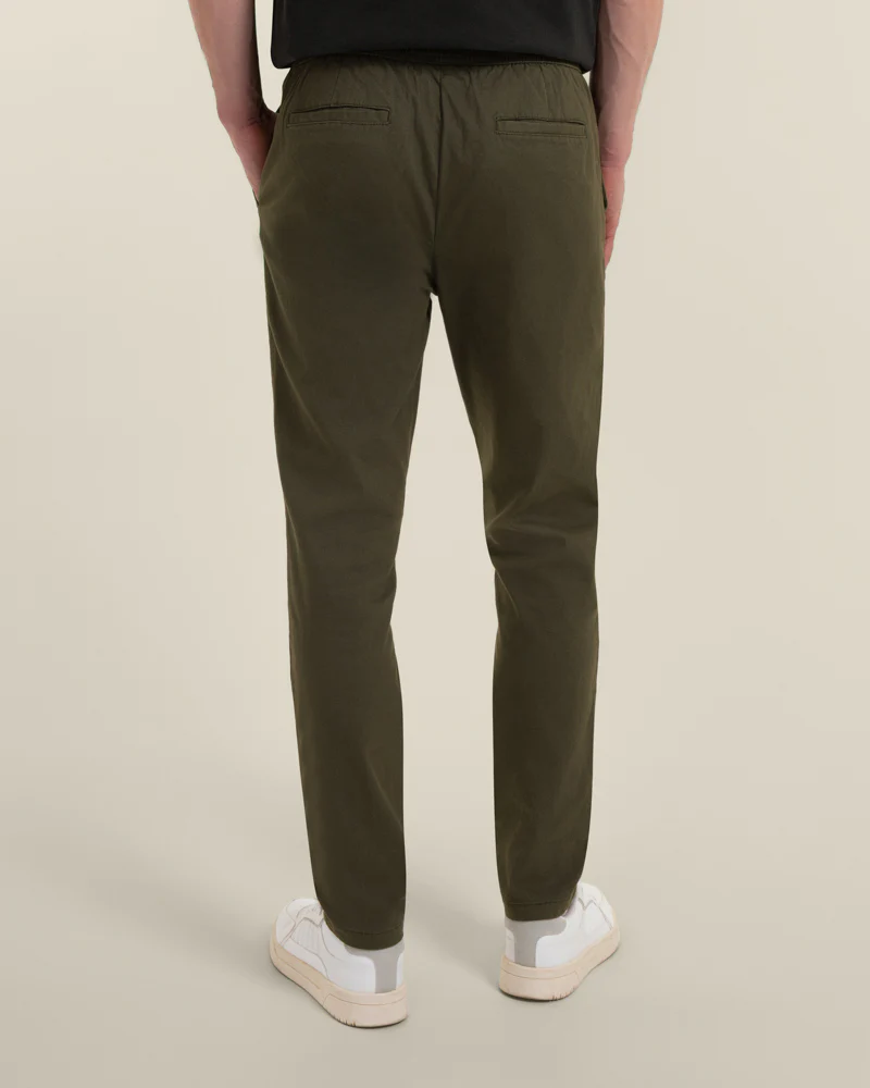 Drawstring Waist Slim Fit Chino Trouser - Image 13