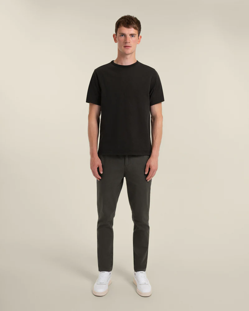 Drawstring Waist Slim Fit Chino Trouser - Image 26