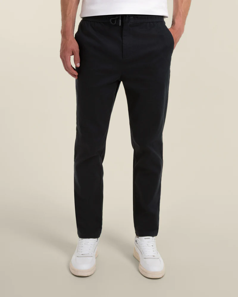 Drawstring Waist Slim Fit Chino Trouser - Image 5