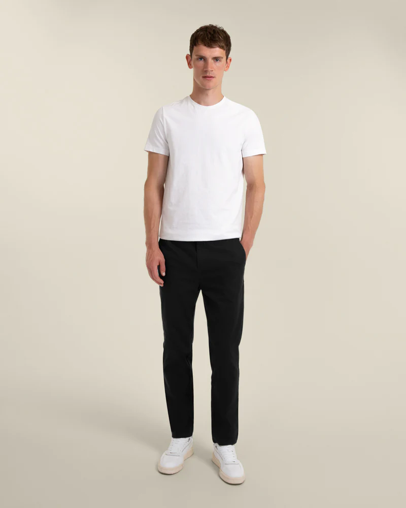 Drawstring Waist Slim Fit Chino Trouser - Image 8