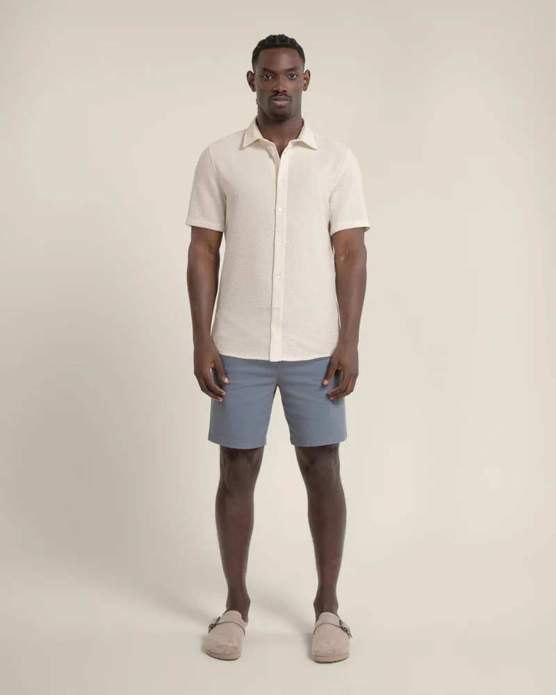 Drawstring Stretch Chino Shorts - Image 10