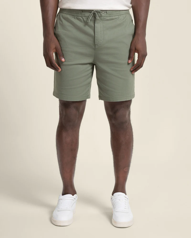 Drawstring Stretch Chino Shorts - Image 23
