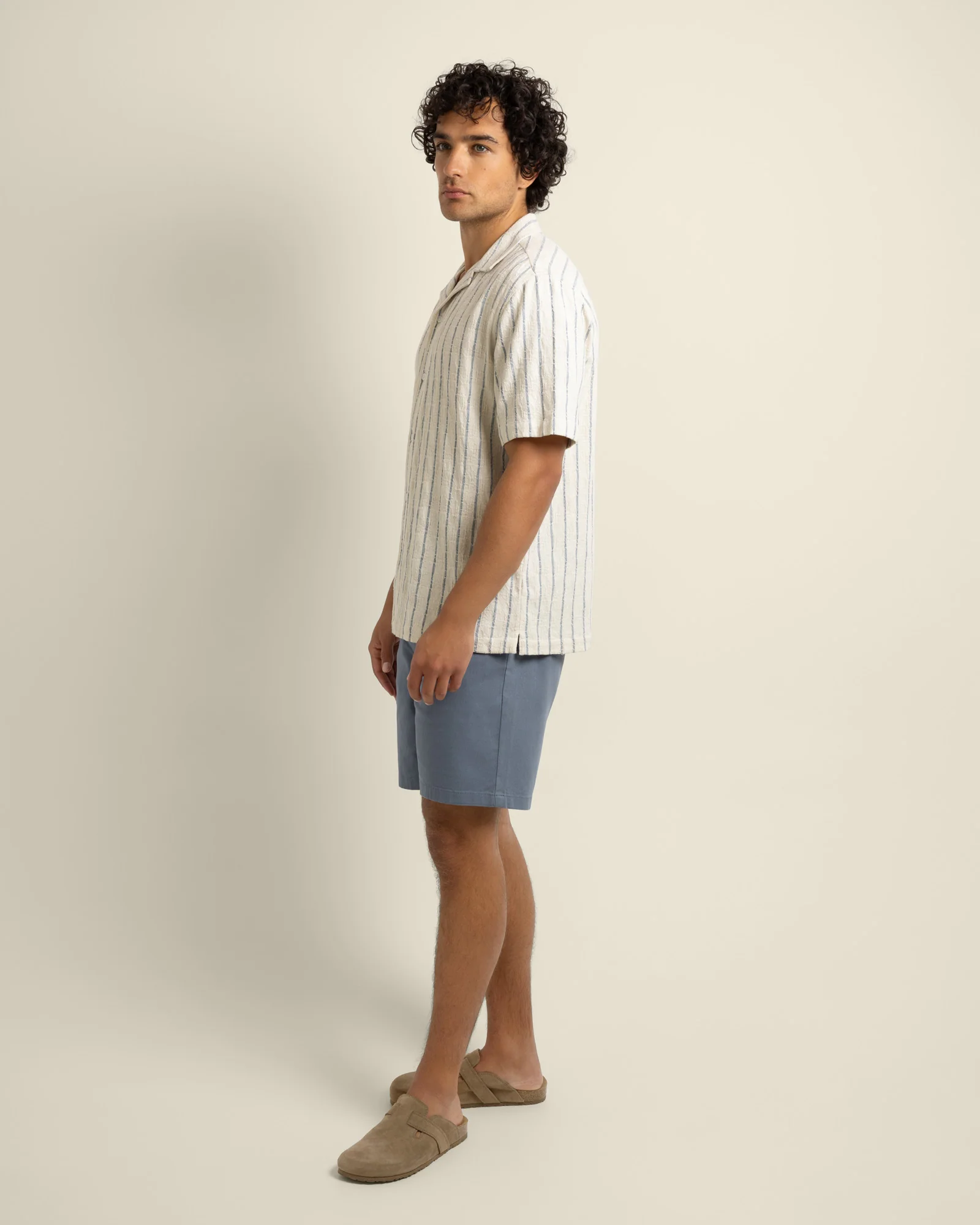 Elias - Stripe Jacquard Short Sleeve Shirt - Image 5