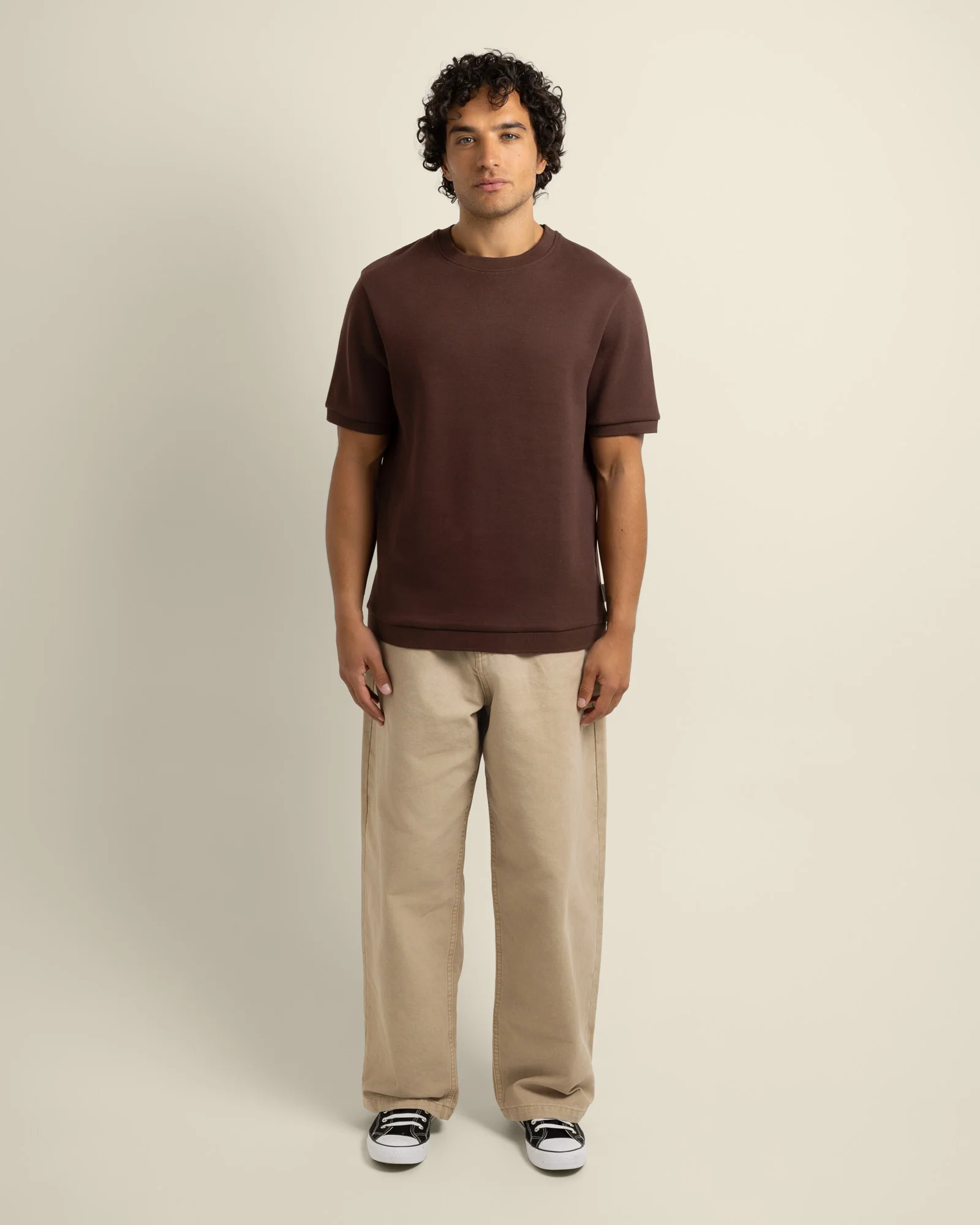 Gaia - Ribbed Knit Heavy T-Shirt - Image 11