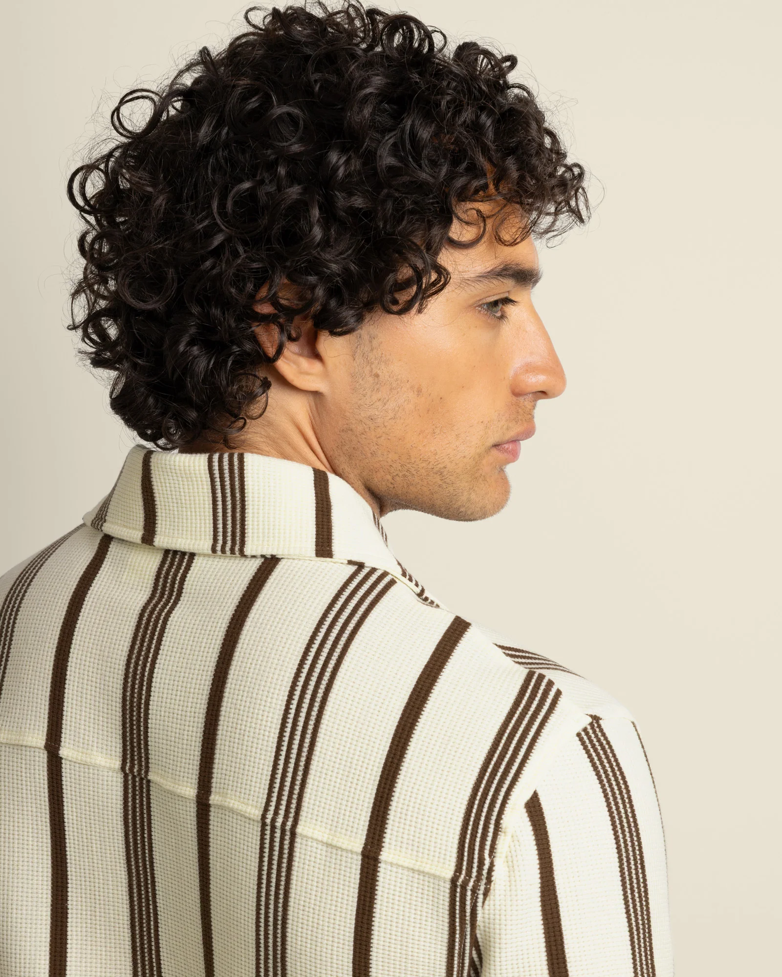 Hannes - Waffle Stripe Short Sleeve Shirt - Image 19