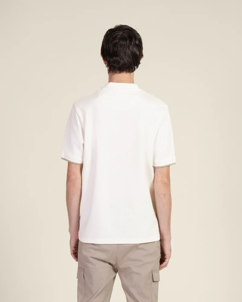 Heavy T-Shirt With Baseball Collar - Image 26