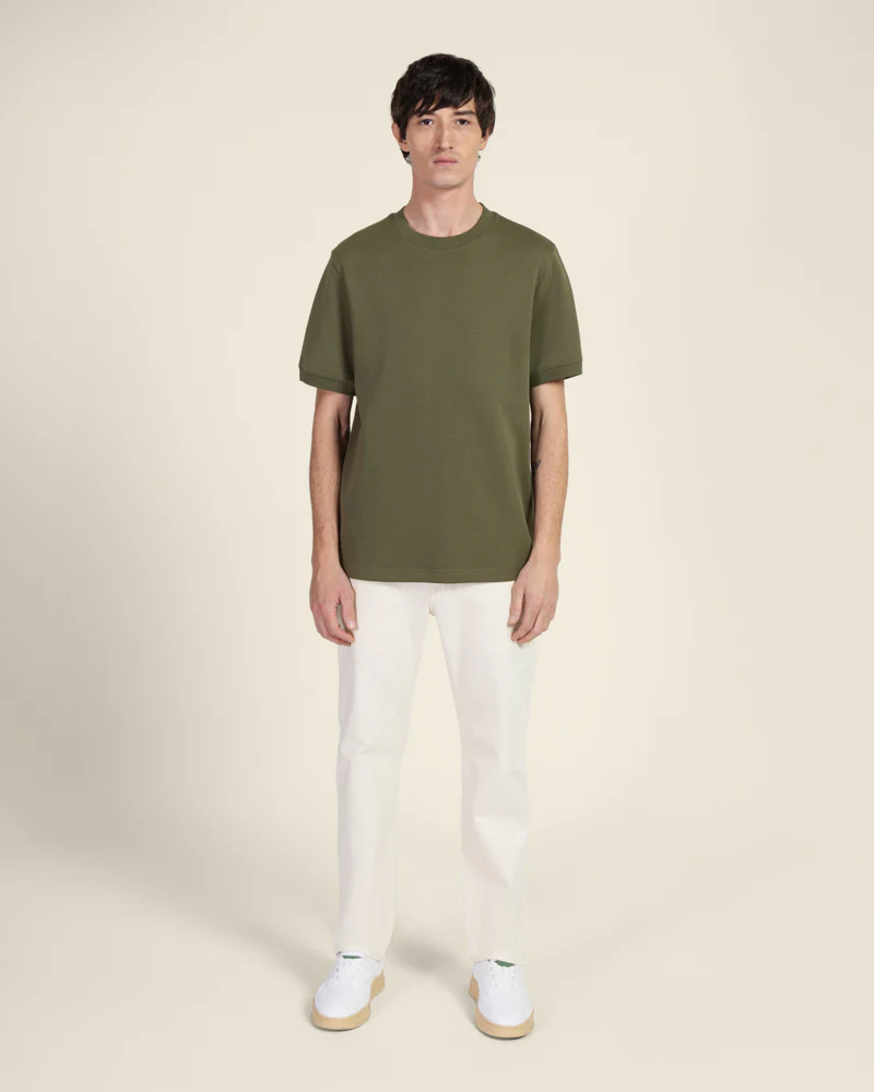 Heavy T-Shirt With Ribbed Details - Image 26