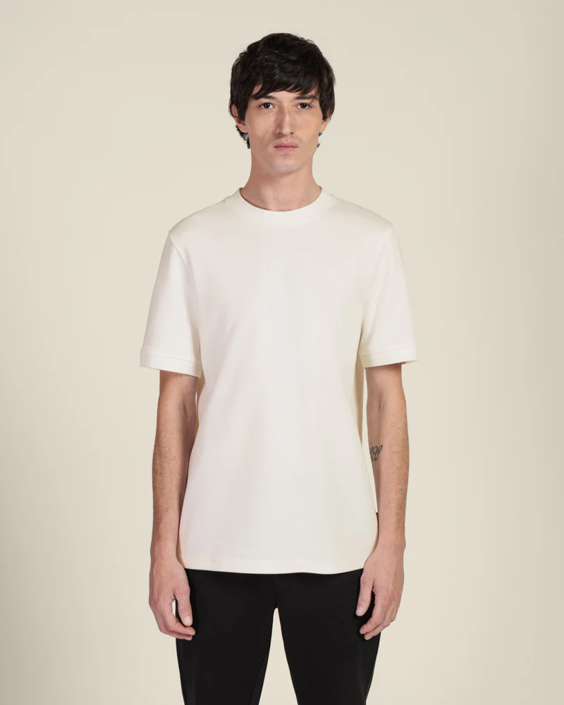 Heavy T-Shirt With Ribbed Details - Image 6