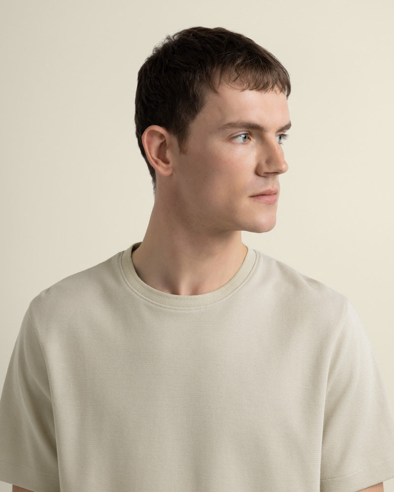 Jeppe - Textured Panelled T-Shirt - Image 11