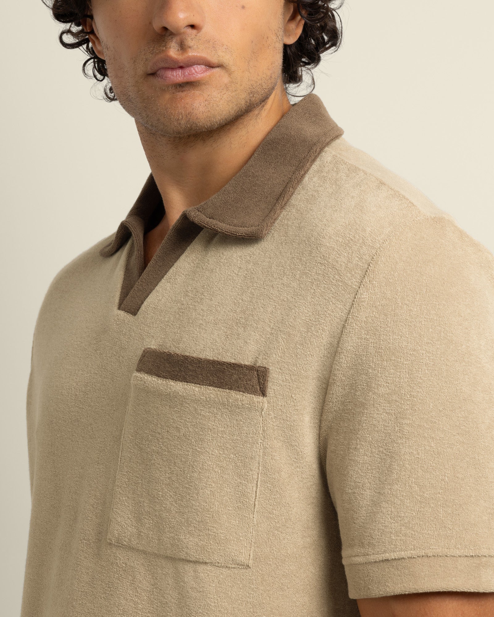 Jesper - Terry Resort Collar Polo Shirt - Image 13