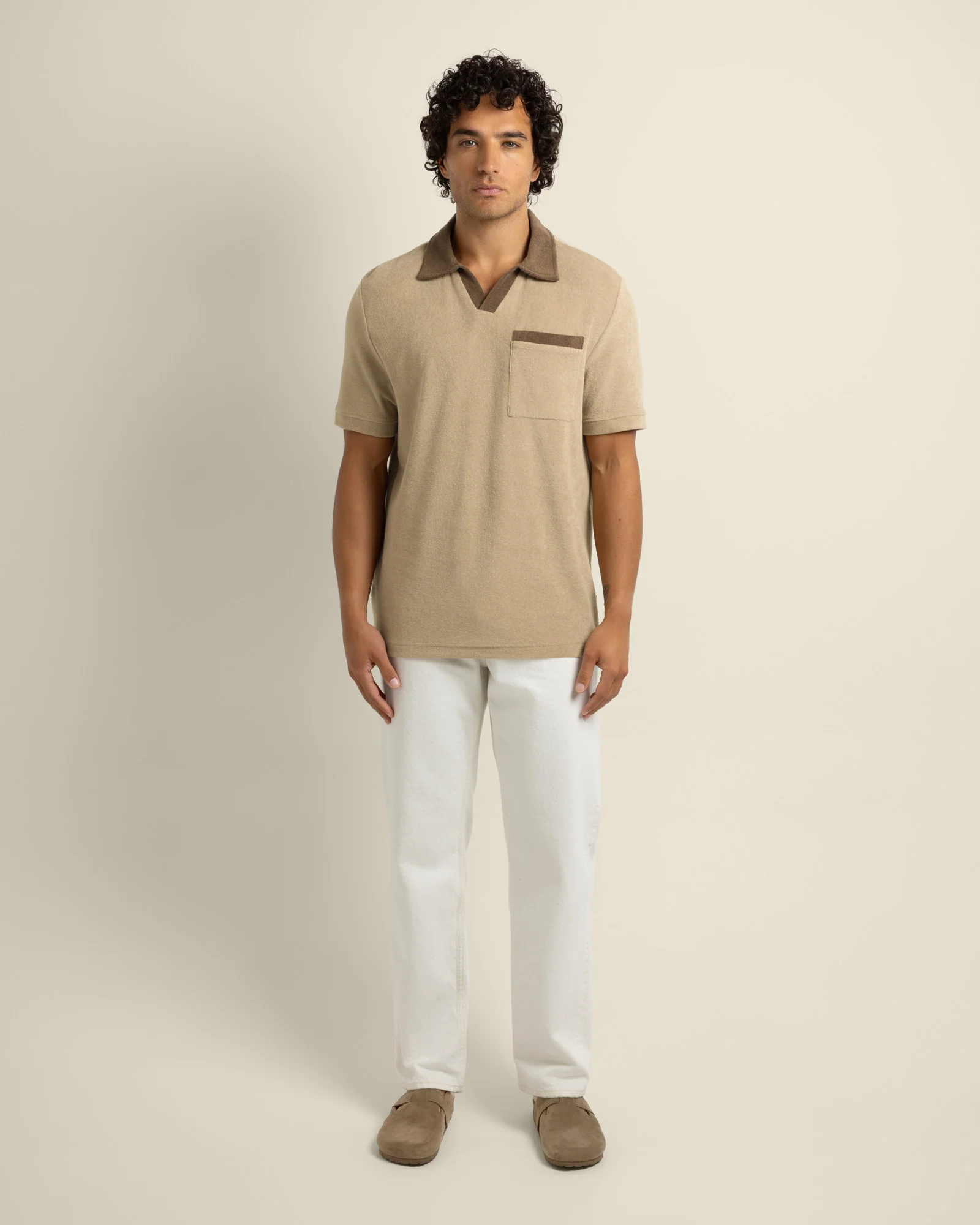 Jesper - Terry Resort Collar Polo Shirt - Image 15