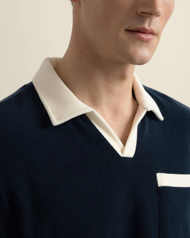 Jesper - Terry Resort Collar Polo Shirt - Image 3