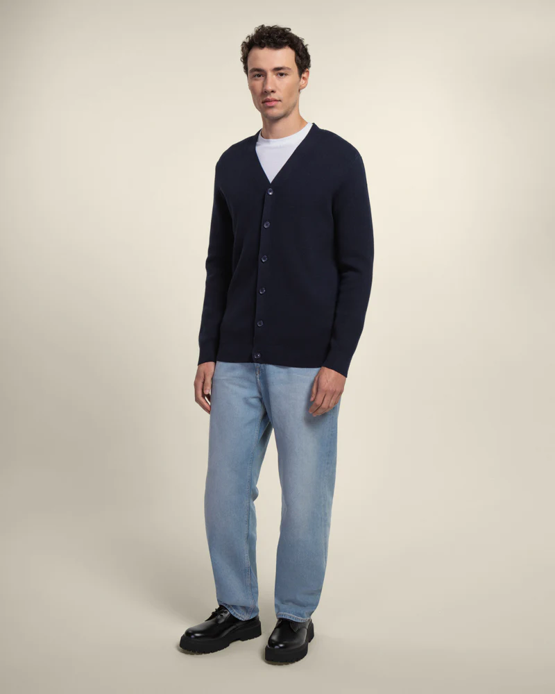 Milano Knit V-Neck Cardigan - Image 11