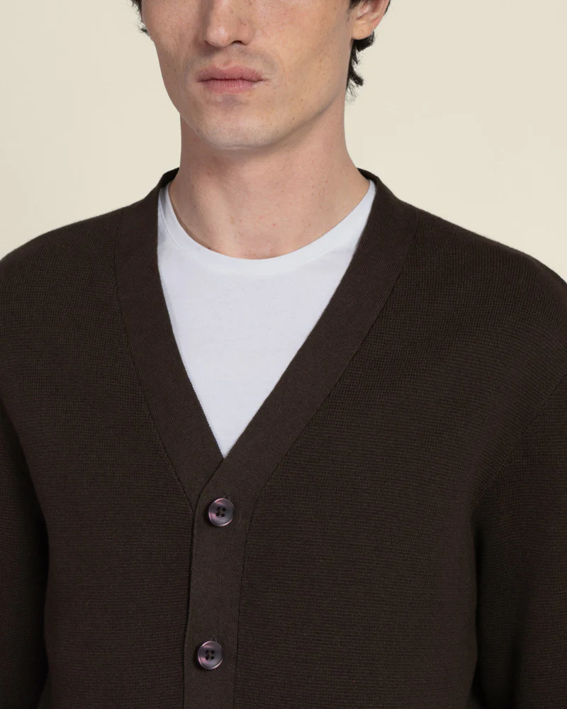 Milano Knit V-Neck Cardigan - Image 19