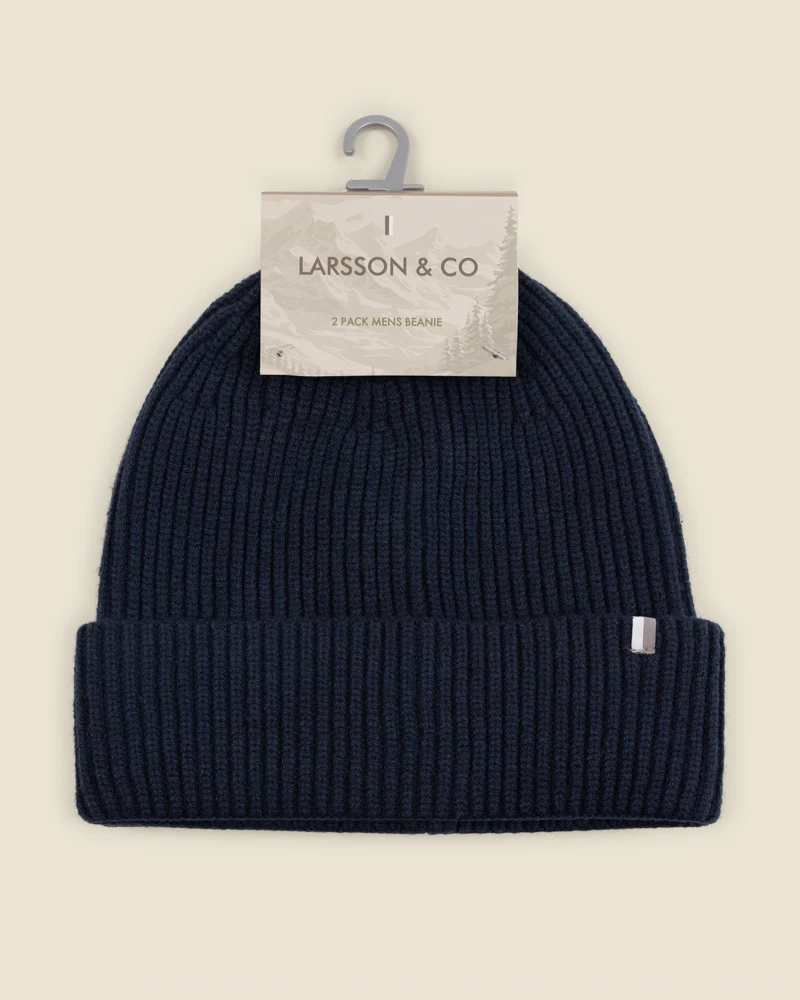 Lohja – 2 Pack Knitted Beanie Hat - Image 6