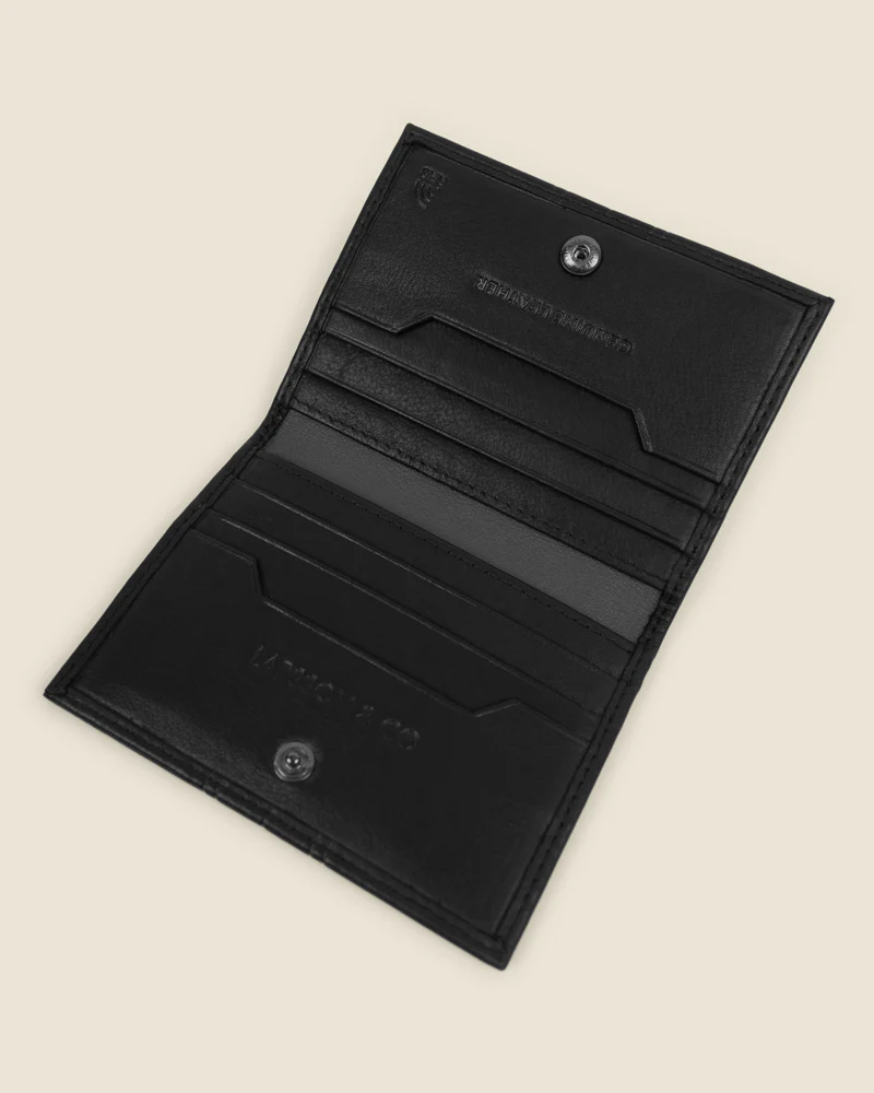 Nurmes - Embossed Leather Card Holder - Image 6