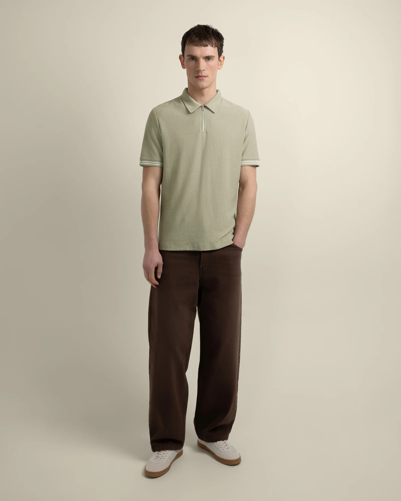 Odin - Textured Polo Shirt - Image 10
