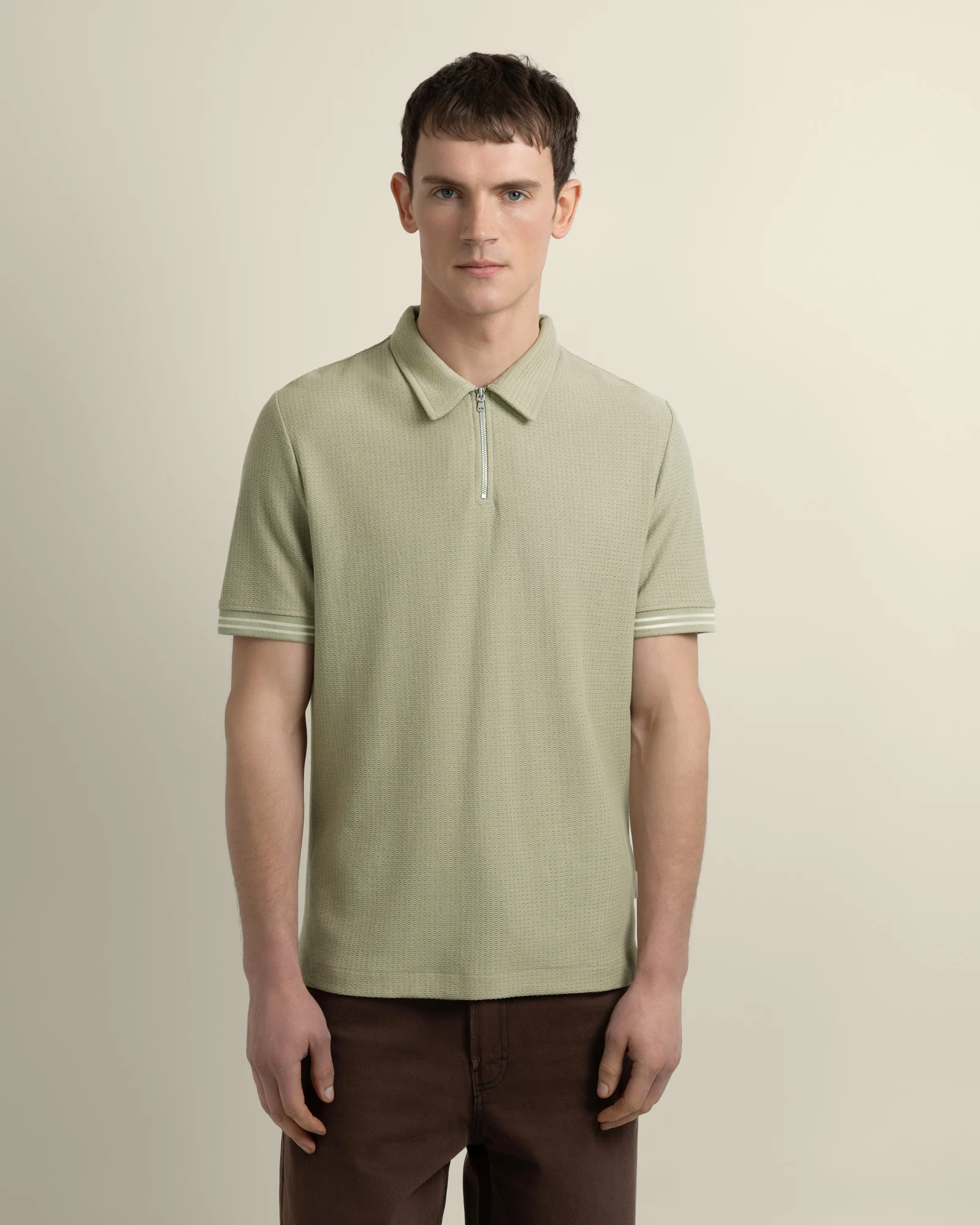 Odin - Textured Polo Shirt - Image 2