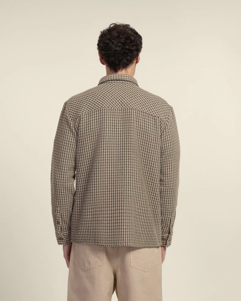 Olive & Stone Textured Overshirt - Image 6