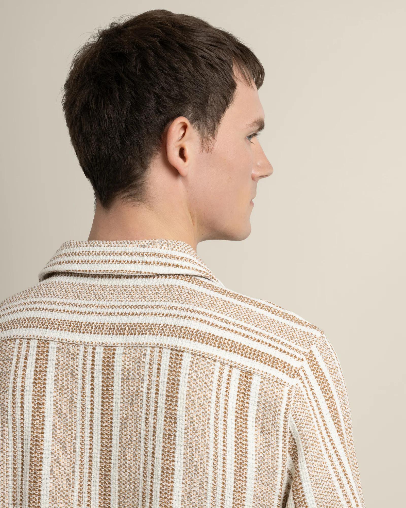 Olsen - Waffle Stripe Short Sleeve Shirt - Image 20