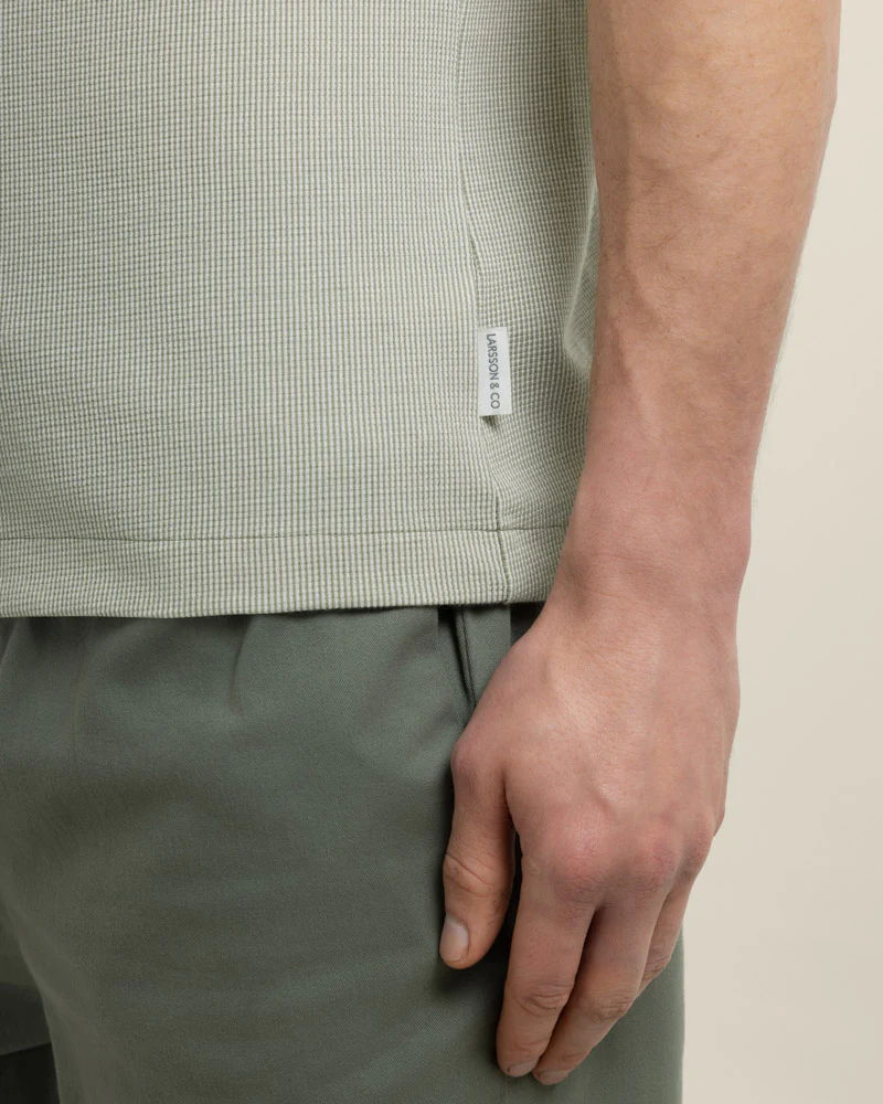 Osvald - Jacquard Textured T-Shirt - Image 6