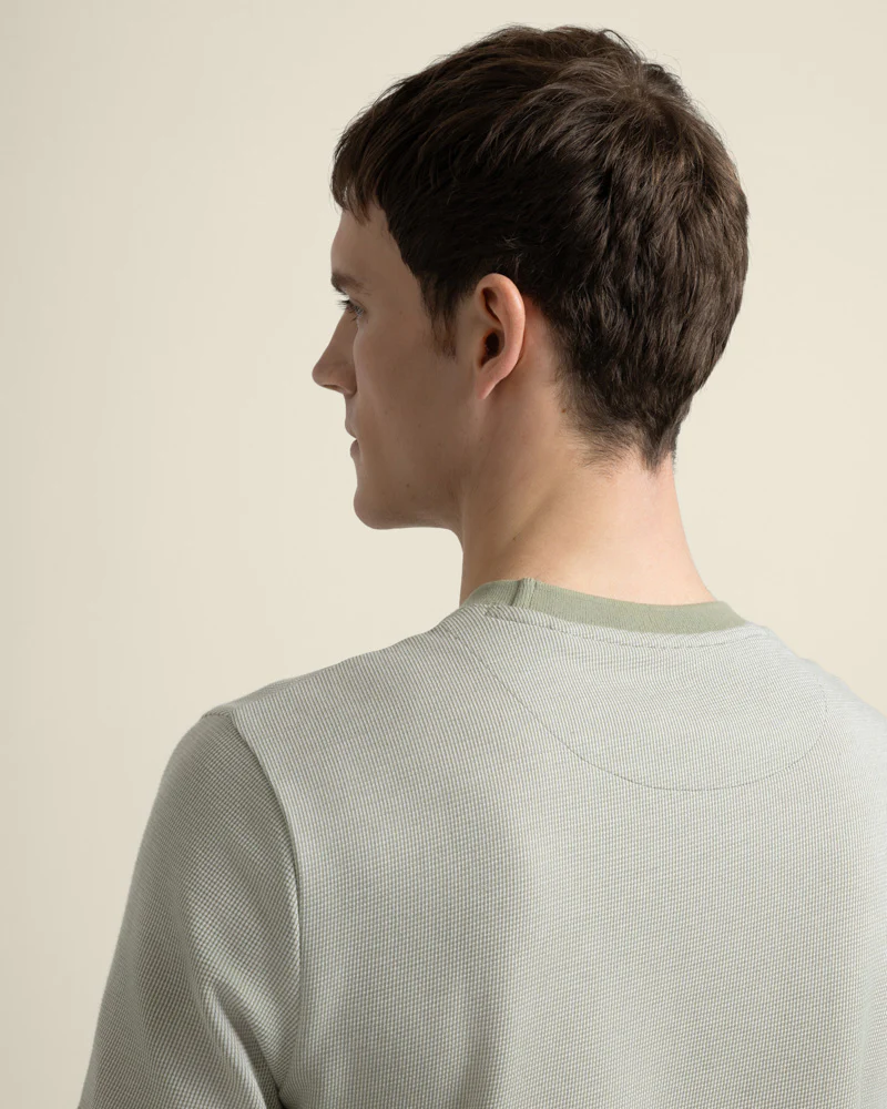 Osvald - Jacquard Textured T-Shirt - Image 9
