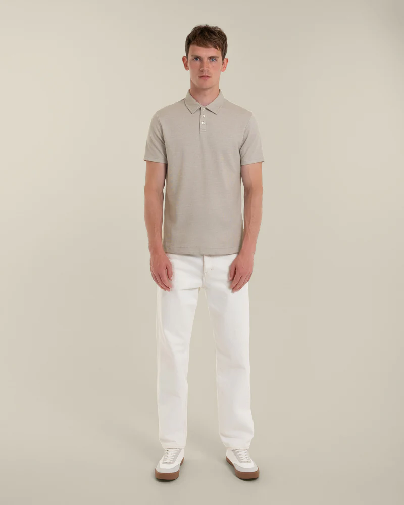 Per - Jacquard Textured Polo Shirt - Image 7