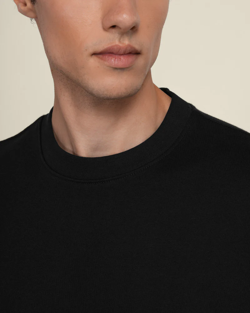 Praesto - Oversized Stepped Hem Sweatshirt - Image 10