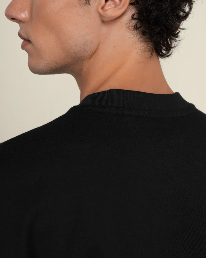 Praesto - Oversized Stepped Hem Sweatshirt - Image 12