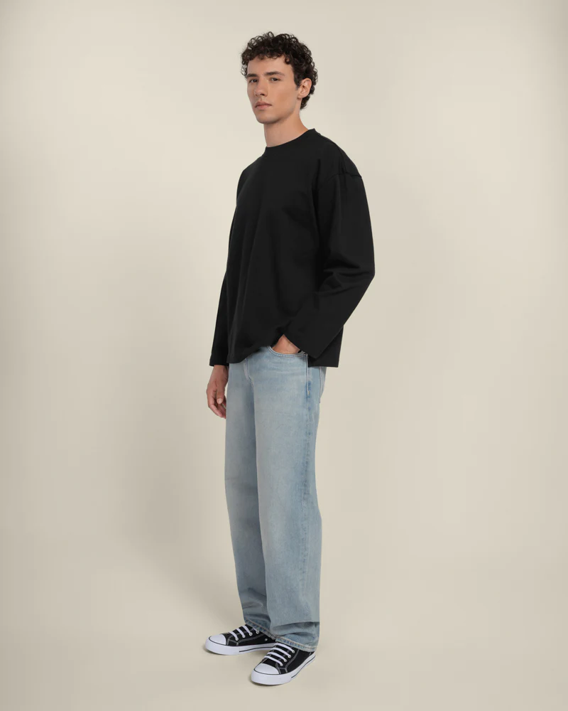 Praesto - Oversized Stepped Hem Sweatshirt - Image 13