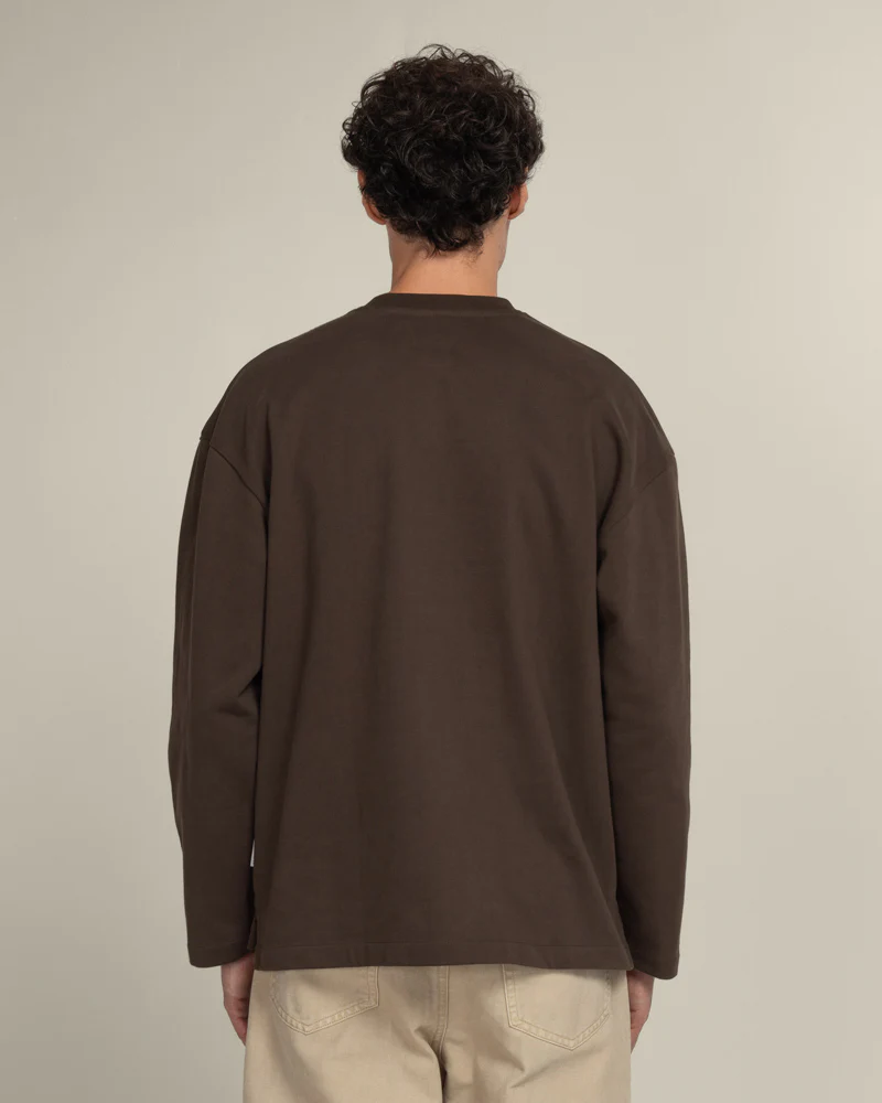 Praesto - Oversized Stepped Hem Sweatshirt - Image 20