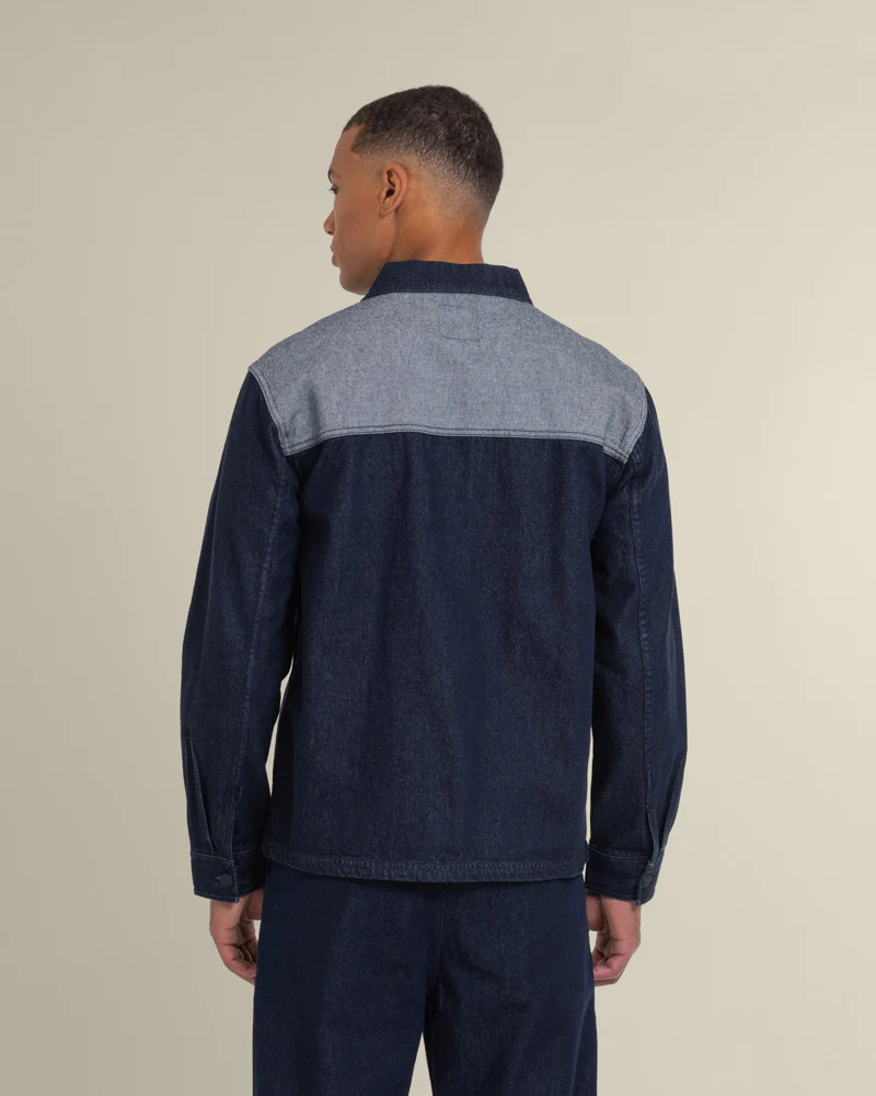 Saksild - Patchwork Denim Overshirt - Image 9