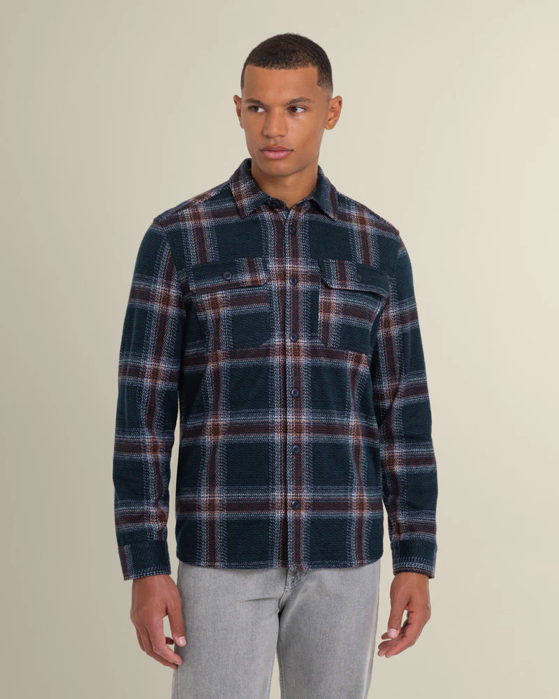 Skagen - Multi Check Jersey Casual Overshirt - Image 13