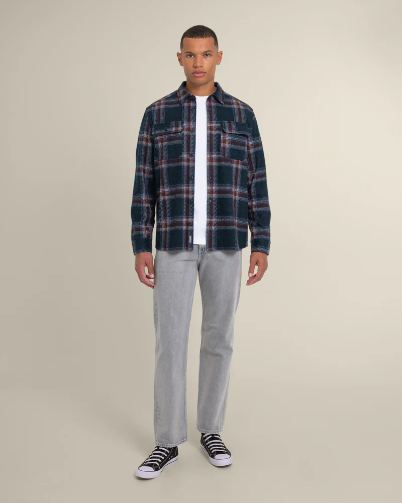 Skagen - Multi Check Jersey Casual Overshirt - Image 14