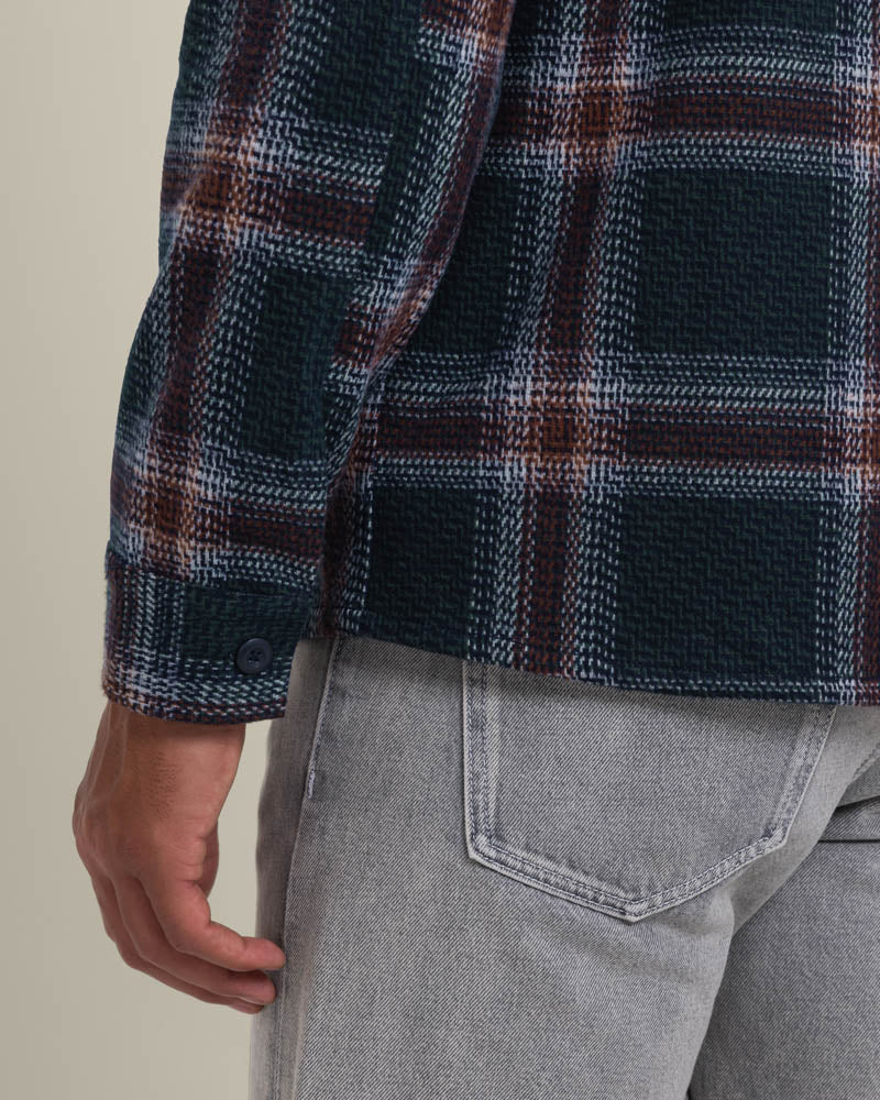 Skagen - Multi Check Jersey Casual Overshirt - Image 15