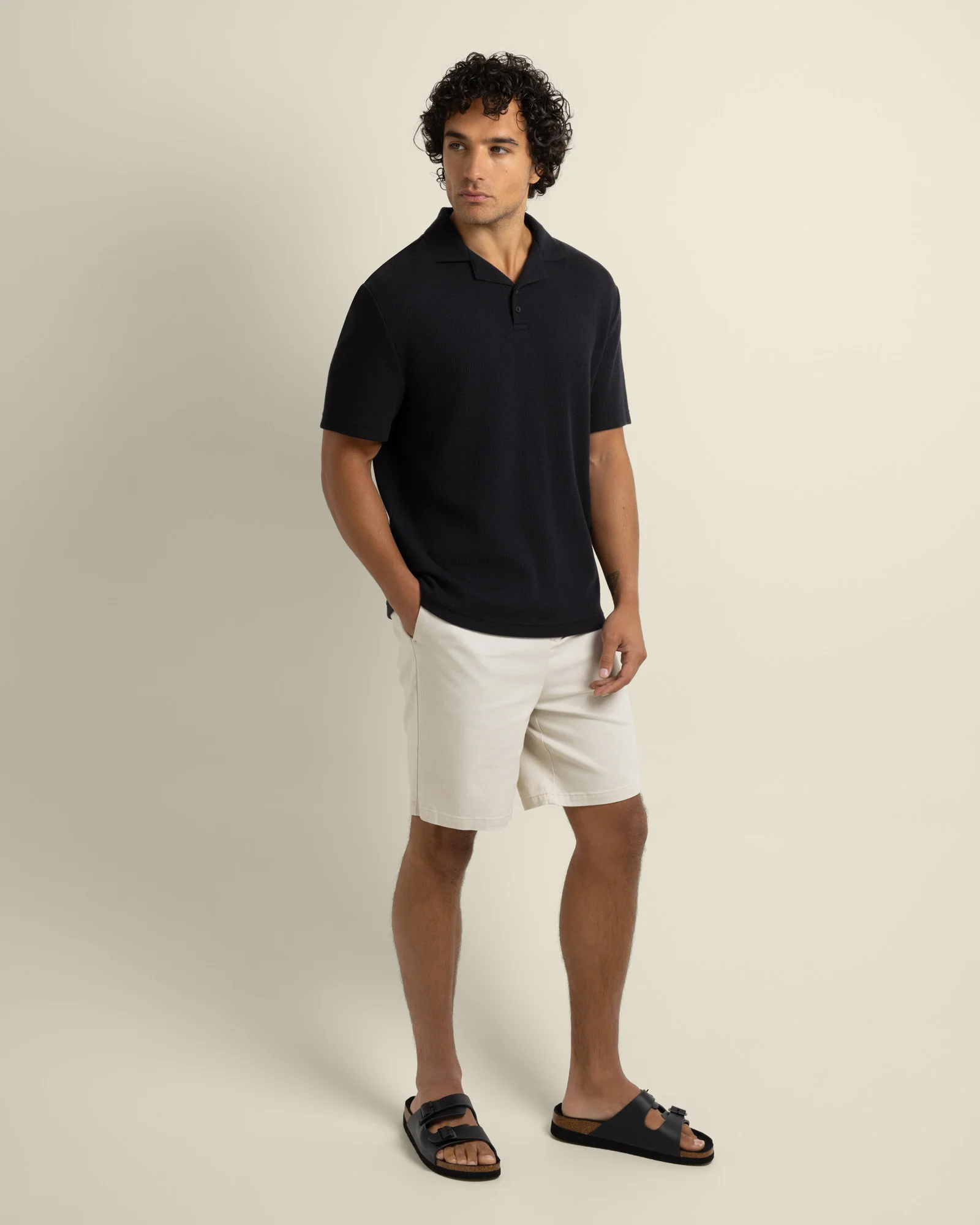 Sommer - Wavy Rib Polo Shirt - Image 12