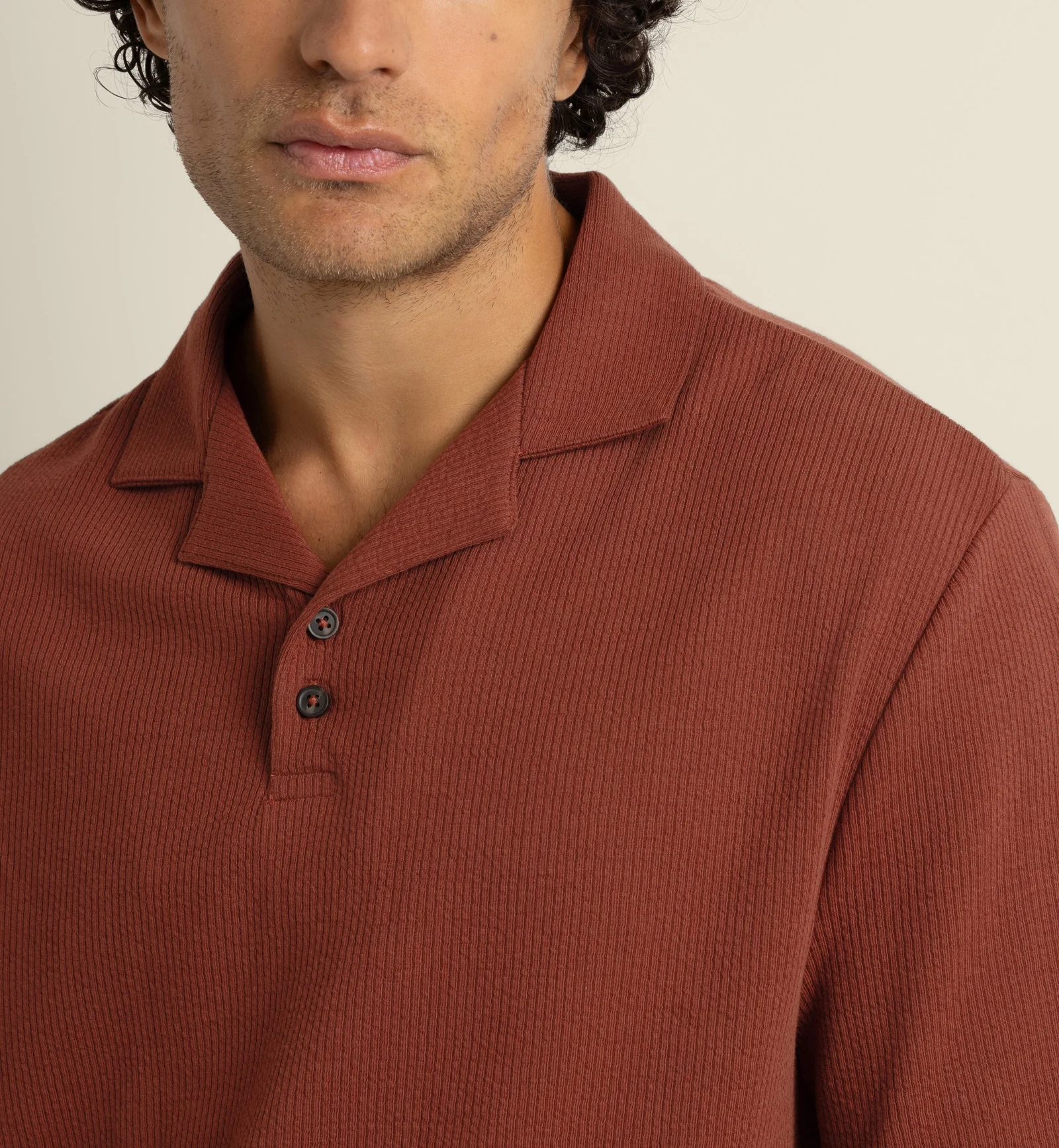 Sommer - Wavy Rib Polo Shirt - Image 7