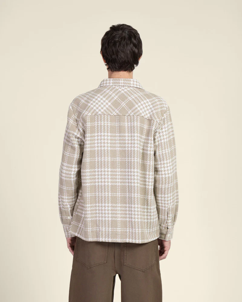 Stone Check Overshirt - Image 5