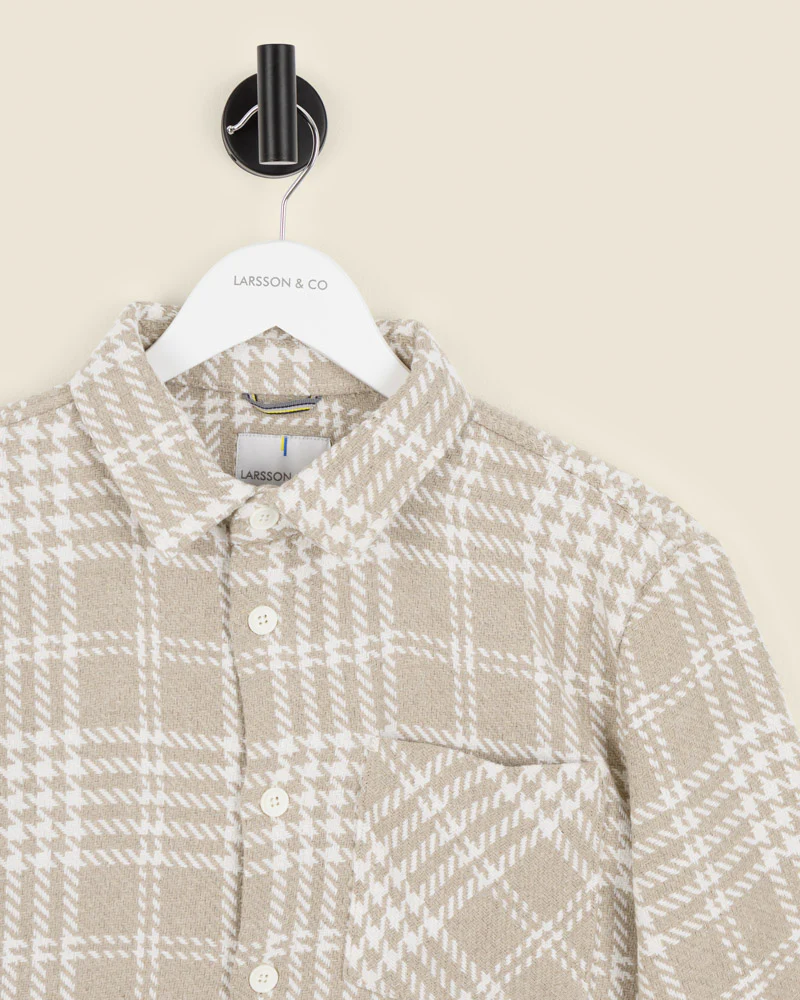 Stone Check Overshirt - Image 7