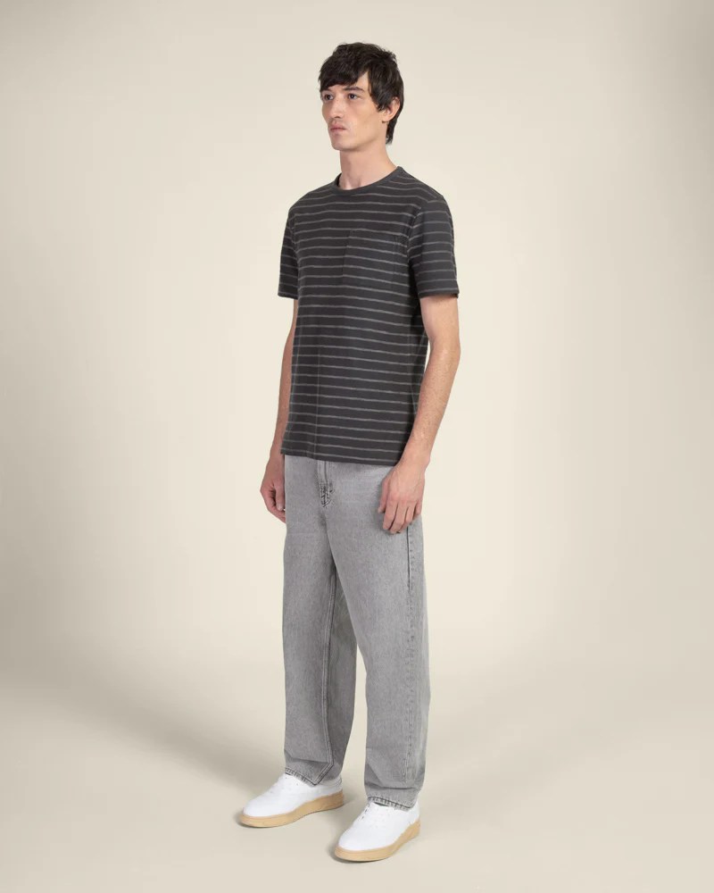 Striped Towelling T-Shirt - Image 11