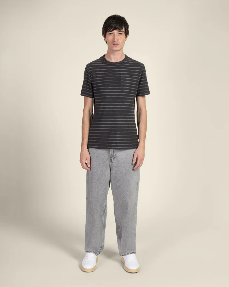 Striped Towelling T-Shirt - Image 3