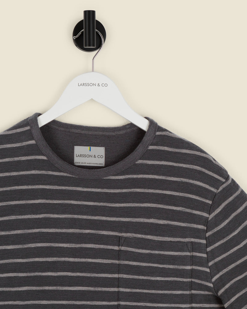 Striped Towelling T-Shirt - Image 7