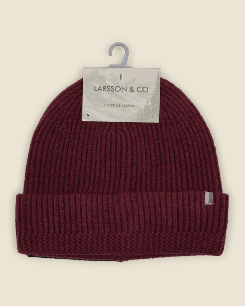 Tornio - 2 Pack Knitted Beanie Hat - Image 6